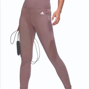 Adidas Aeroready 7/8 Tights Mauve NEW- Sz. XS